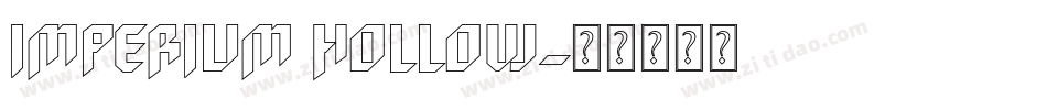 Imperium Hollow字体转换